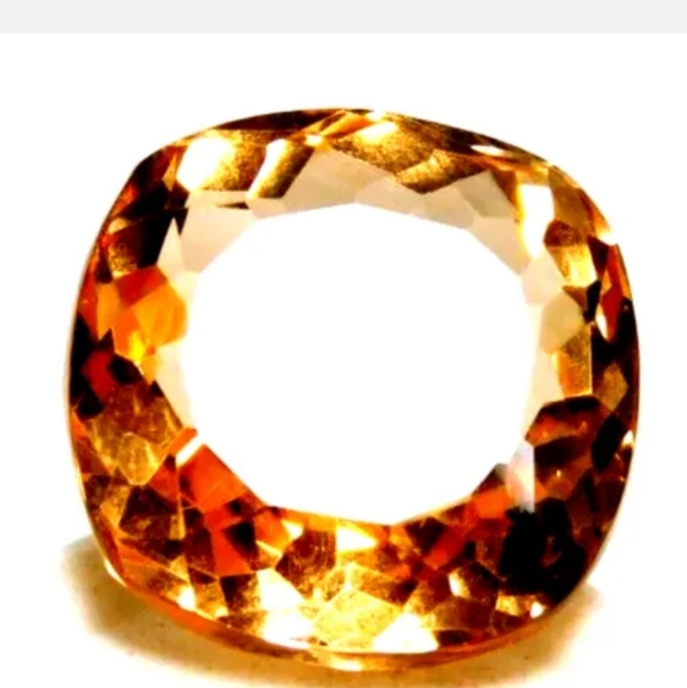 16.10 cushion cut padparasha